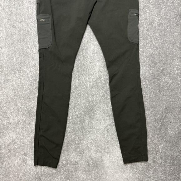 Athleta Pants Womens 2 Olive Green Headlands Hybrid Cargo Tight Zip Pockets - Picture 11 of 11